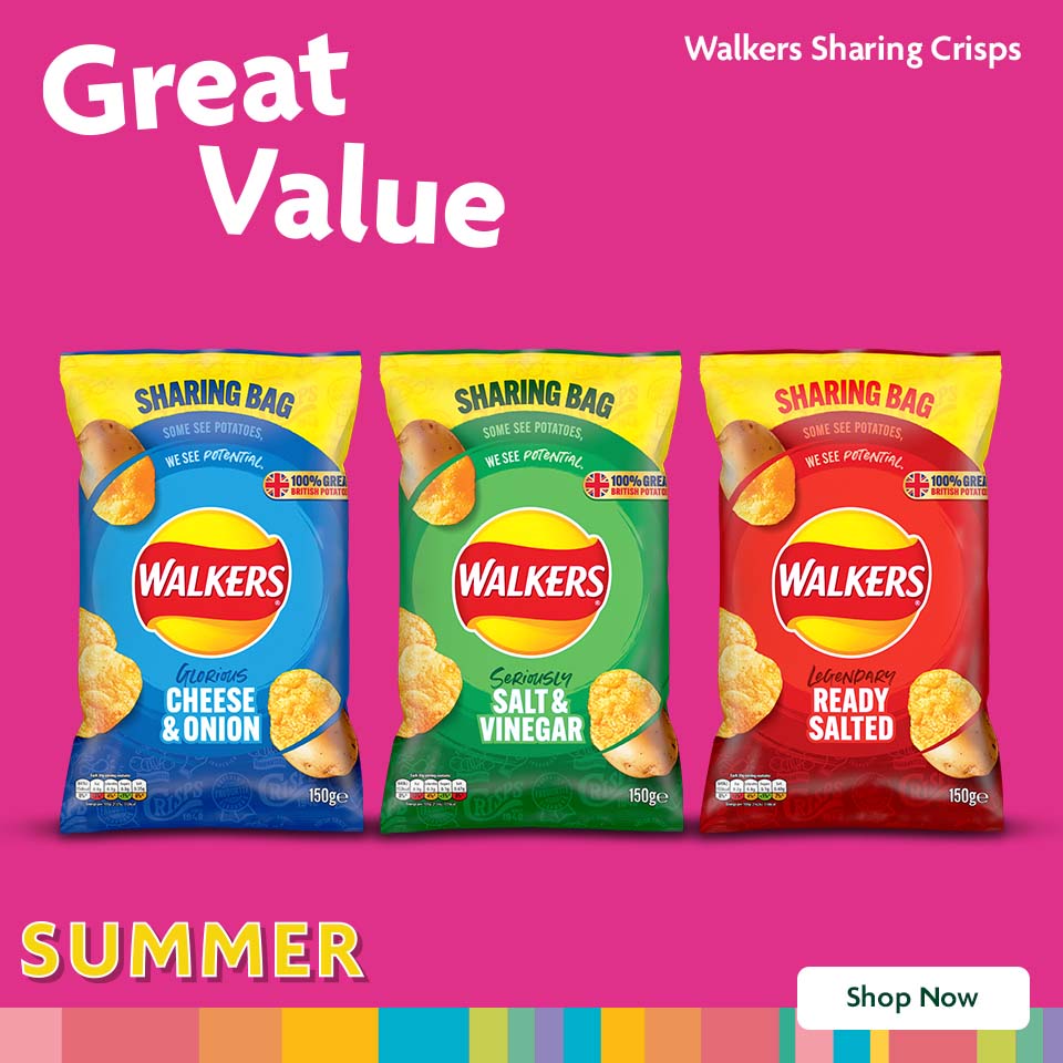 Walkers Crisps Promtotional Banner 