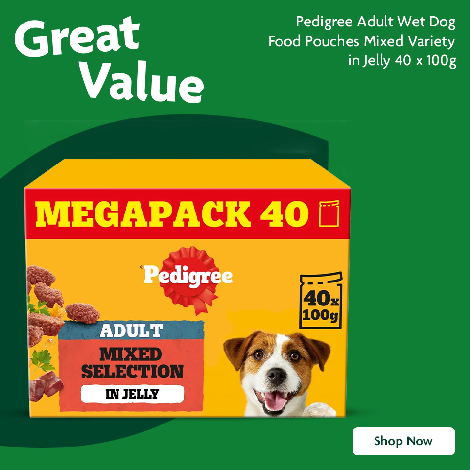Pedigree dog food banner 