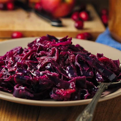 Honey & Balsamic Braised Red Cabbage