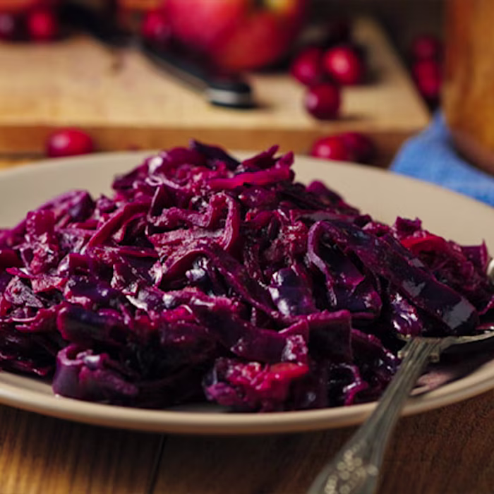 Honey & Balsamic Braised Red Cabbage
