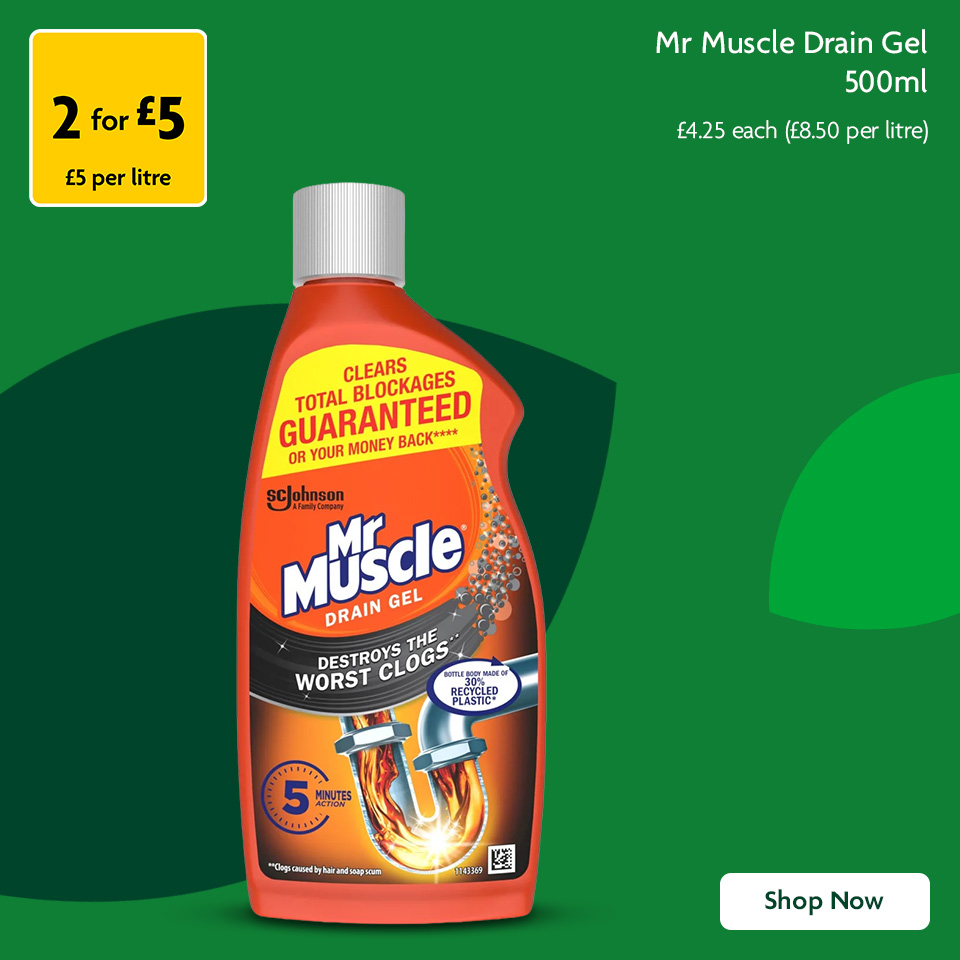 Mr Muscle Promotional Banner