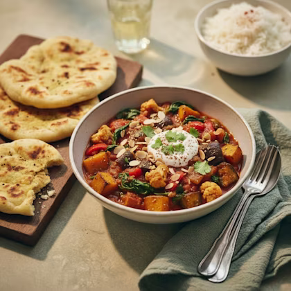 Roasted Butternut Squash & Pepper Masala