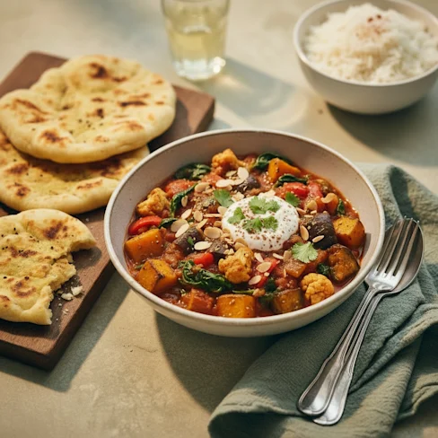 Roasted Butternut Squash & Pepper Masala