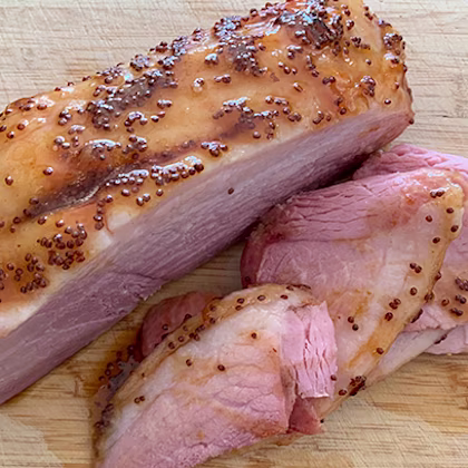 Honey and Mustard Glazed Gammon