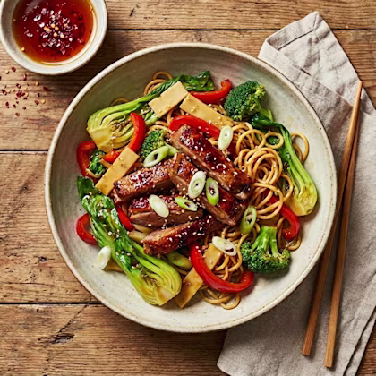 Hot Honey & Ginger Duck Stir-Fry