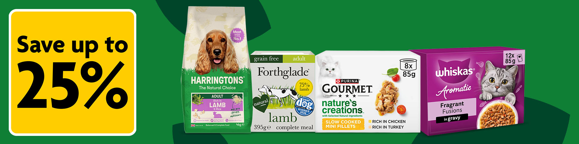 25% off Pet Favourites