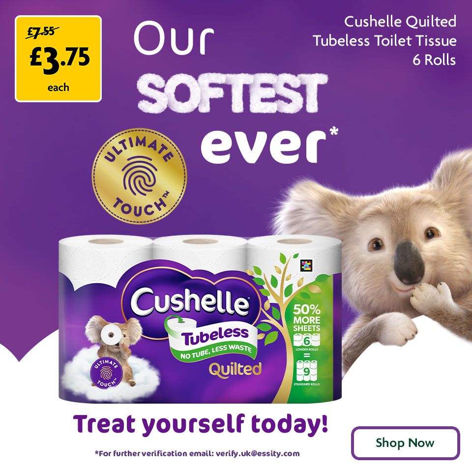 Cushelle Promotional Banner
