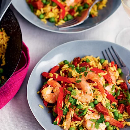 Prawn and Chorizo Paella