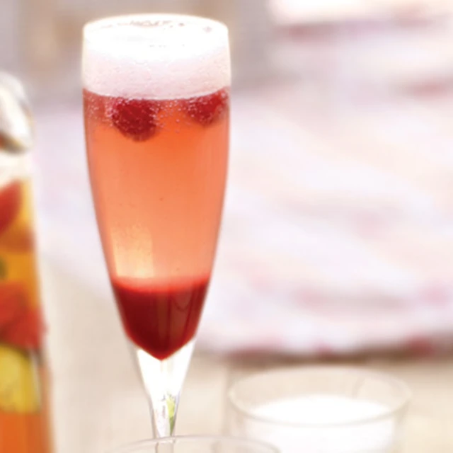 Raspberry Kir Royale