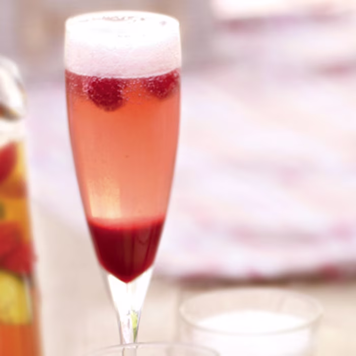 Raspberry Kir Royale