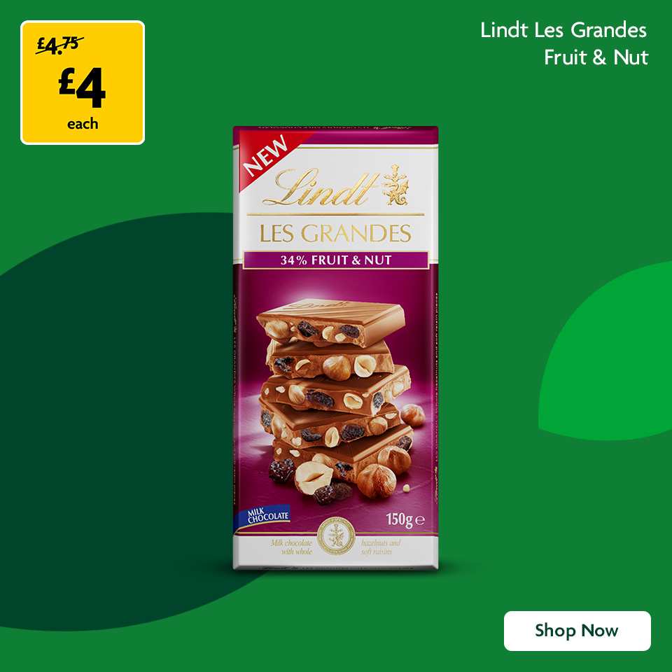 Lindt promotional banner