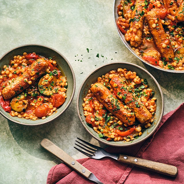 Sausage Stew with Couscous