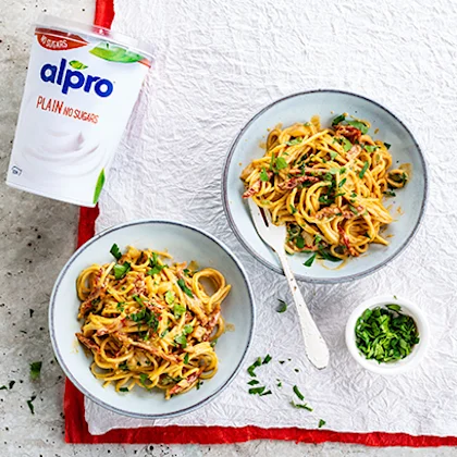 Vegan Pasta Carbonara