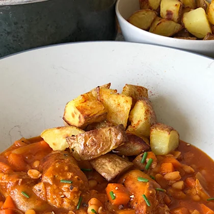 Sausage and Bean Casserole