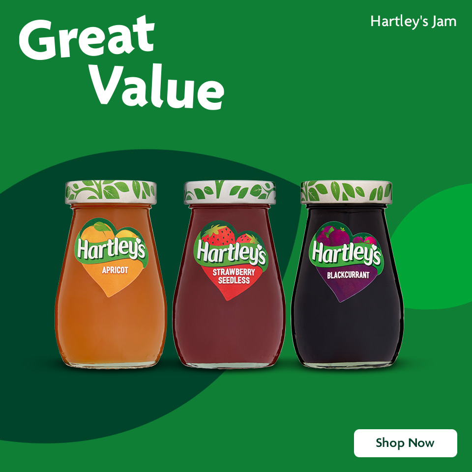 Hartley's Promotional Banner