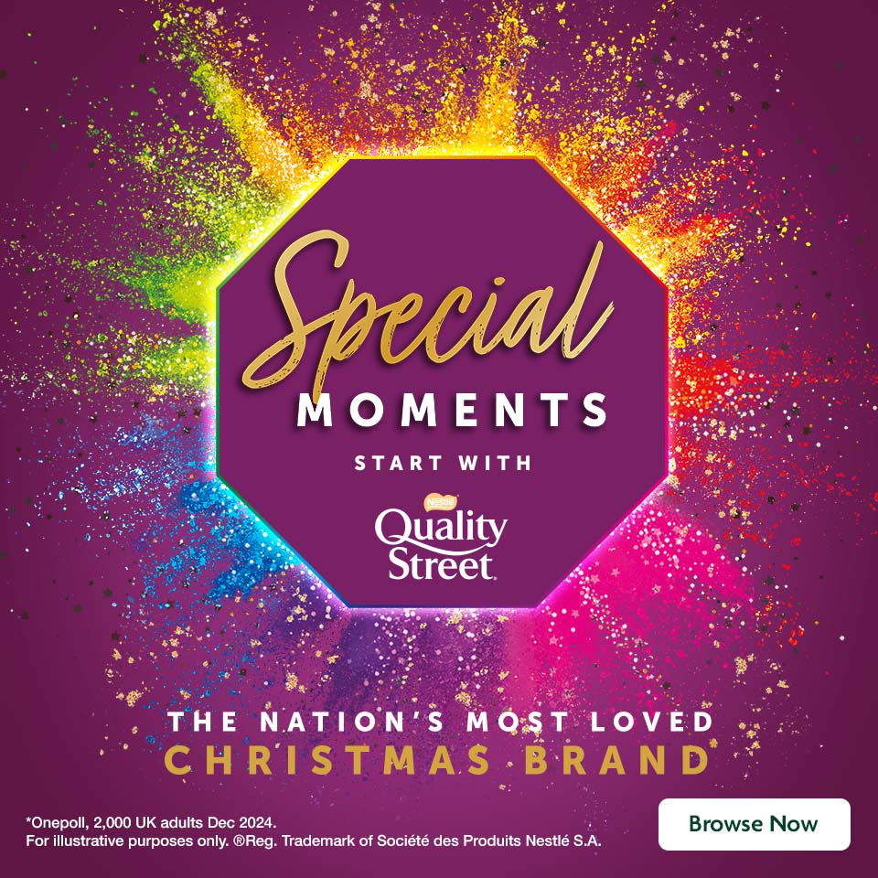 QUALITY STREET promotional banner