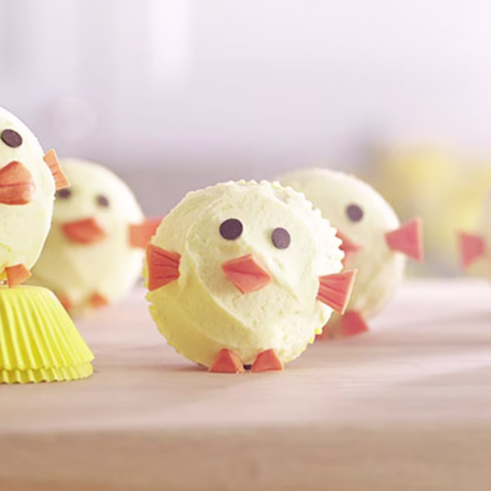 Easter Chick Cupcakes