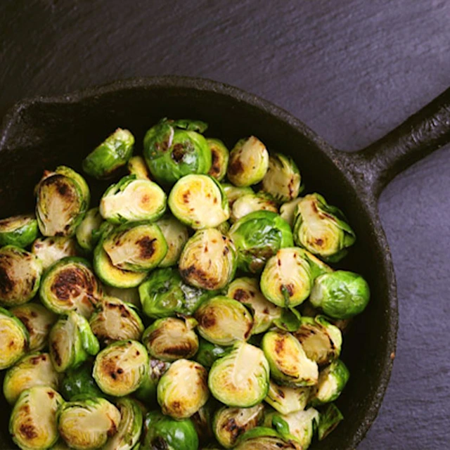 Olive Oil Roasted Sprouts with Garlic, Lemon and…
