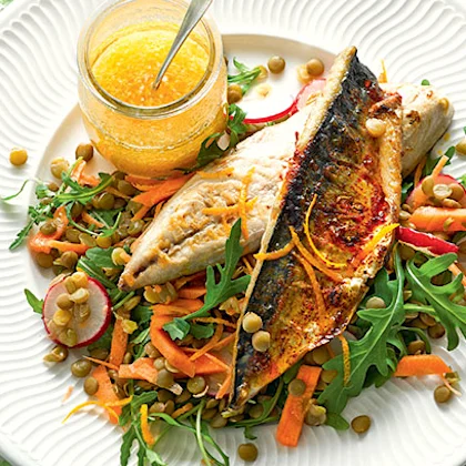 Grilled Mackerel Salad