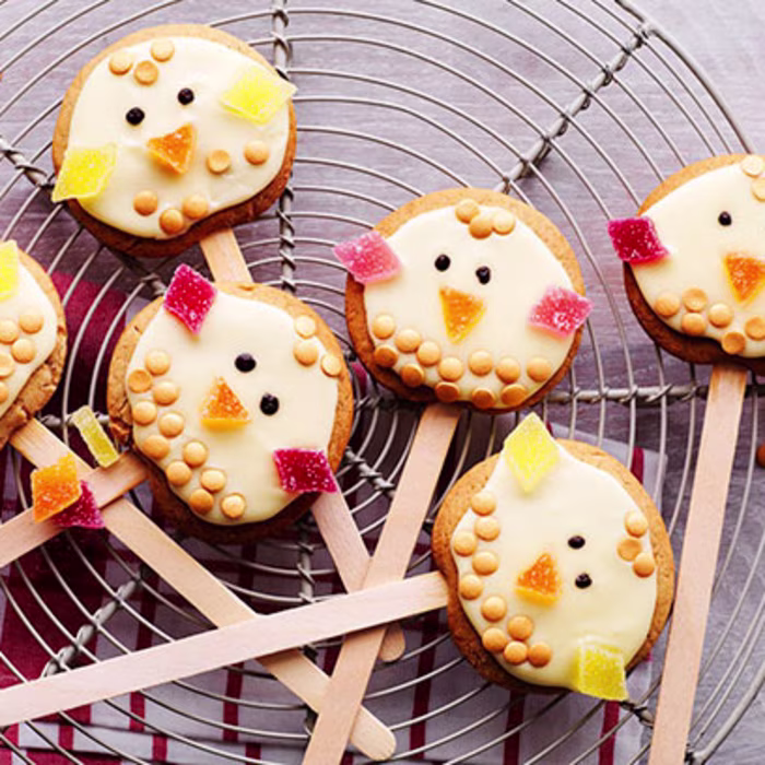 Easter Chick Lollipops