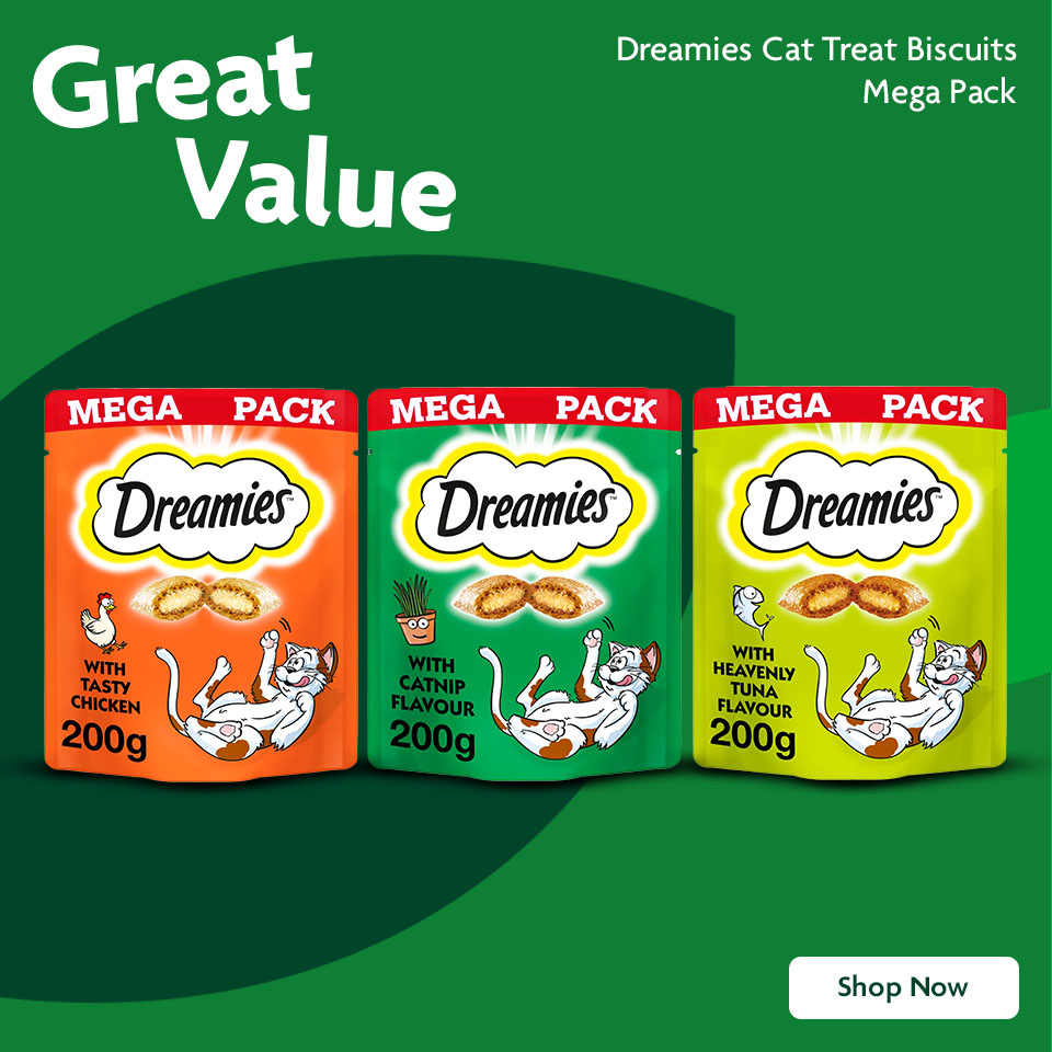 Dreamies promotional banner