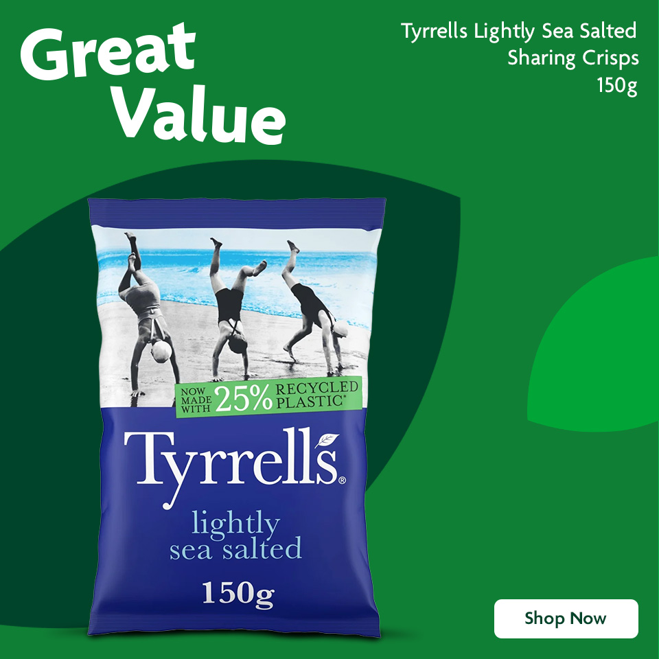 Tyrells promotional banner