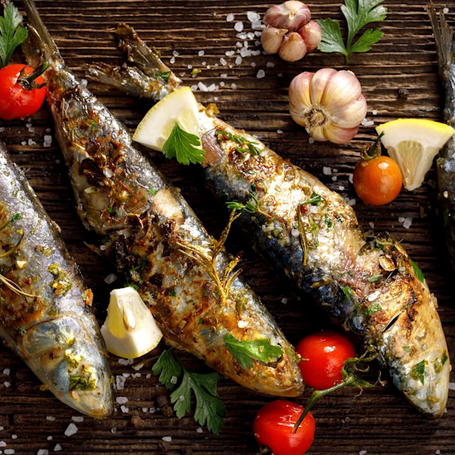 Crispy Fried Sardines with Sauce Vierge