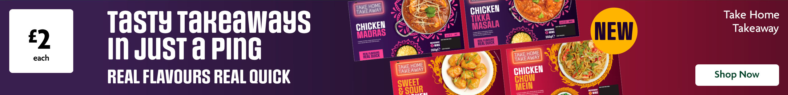 Take Home Takeaway Promotional Banner