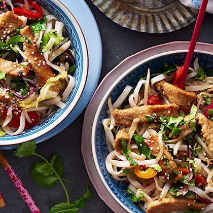 Sticky Pork Noodles