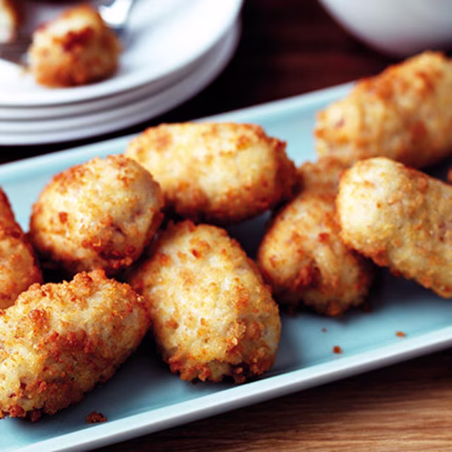 Spanish Ham and Mushroom Croquetas
