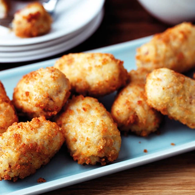 Spanish Ham and Mushroom Croquetas
