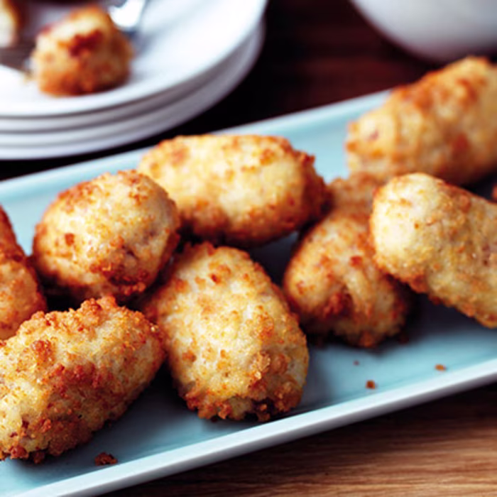 Spanish Ham and Mushroom Croquetas