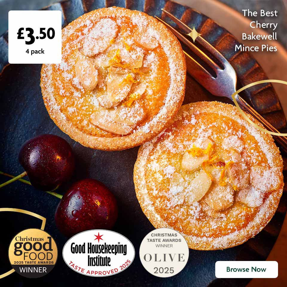 The Best Cherry Bakewell Mince Pies