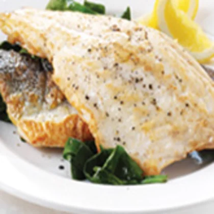 Lemon and Black Pepper Roasted Sea Bass