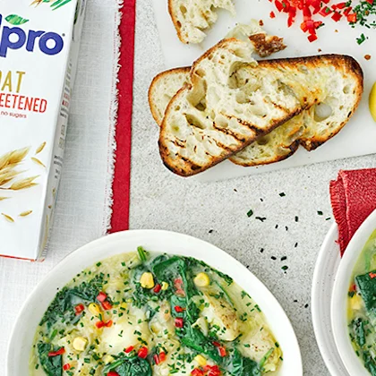 Corn, Leek and Potato Chowder