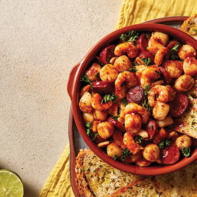 Prawn, Scallop & Chorizo Pil Pil
