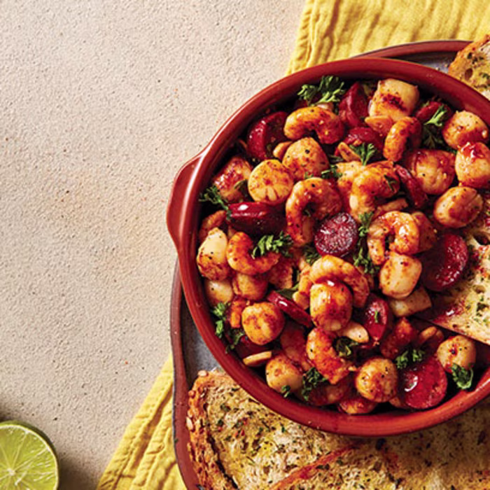 Prawn, Scallop & Chorizo Pil Pil