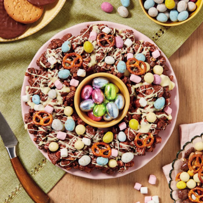 rocky road easter wreath