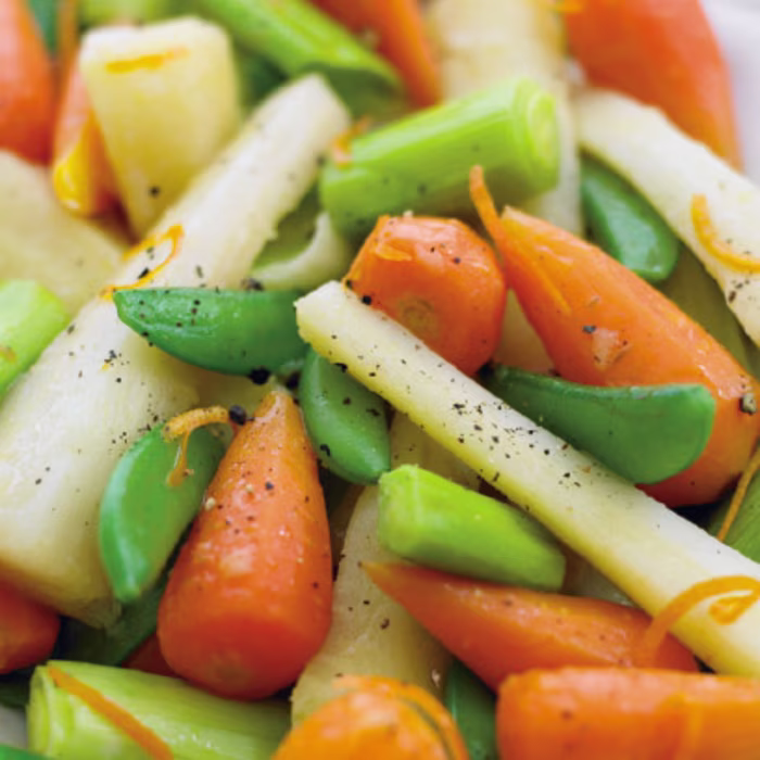 Medley of Vegetables with Citrus Butter