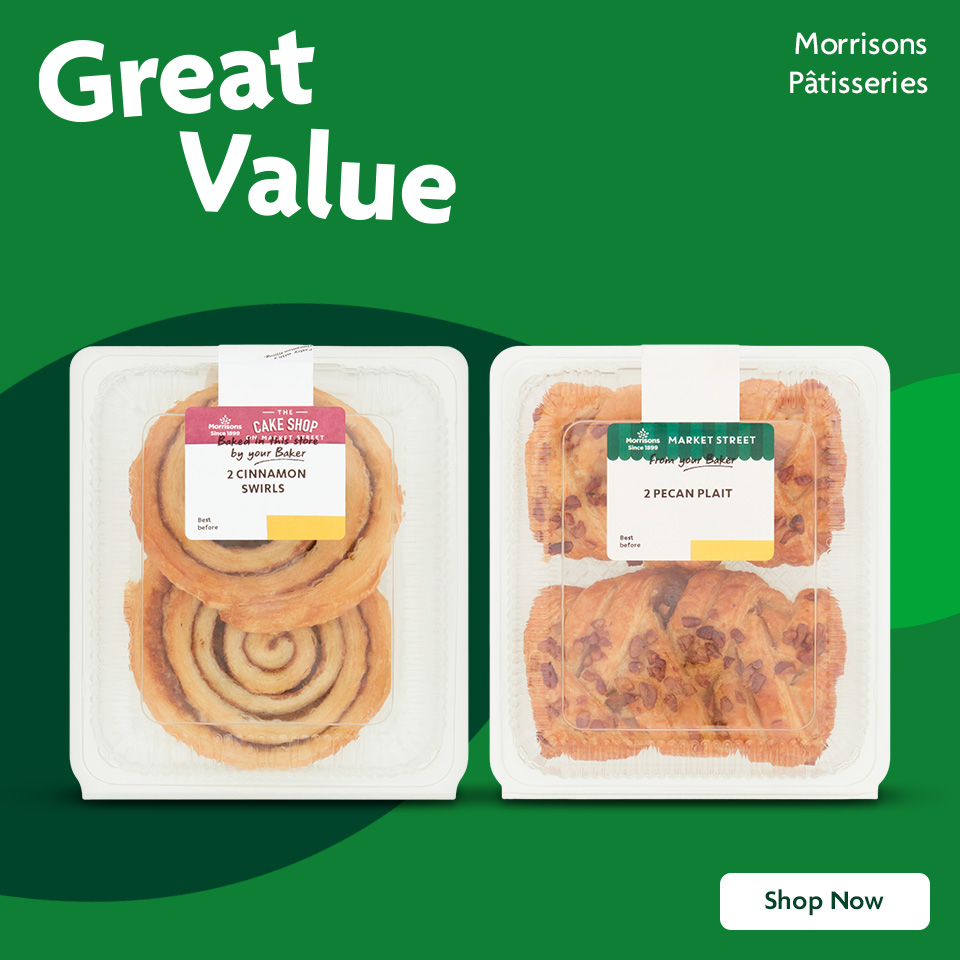 Morrisons Pastries Promotional Banner