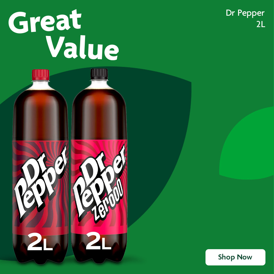 Dr Pepper Promotional Banner
