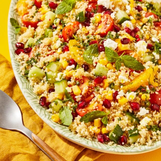 Rainbow Couscous Salad