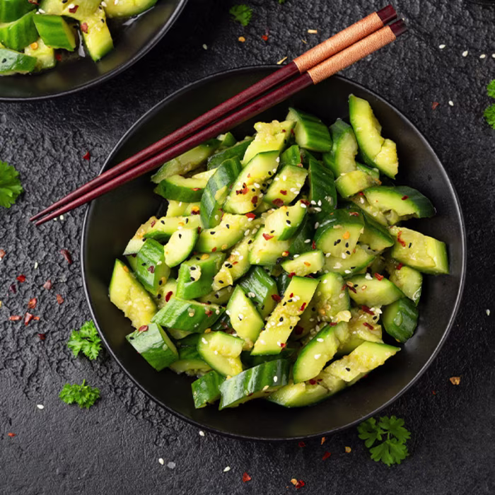 Smashed Cucumber Salad