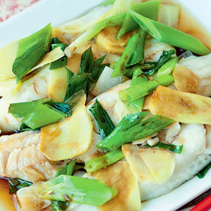 Fish with Ginger and Spring Onion