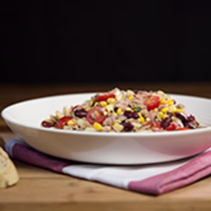 Tuna, Butter Bean and Kidney Bean Salad