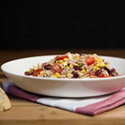 Tuna, Butter Bean and Kidney Bean Salad