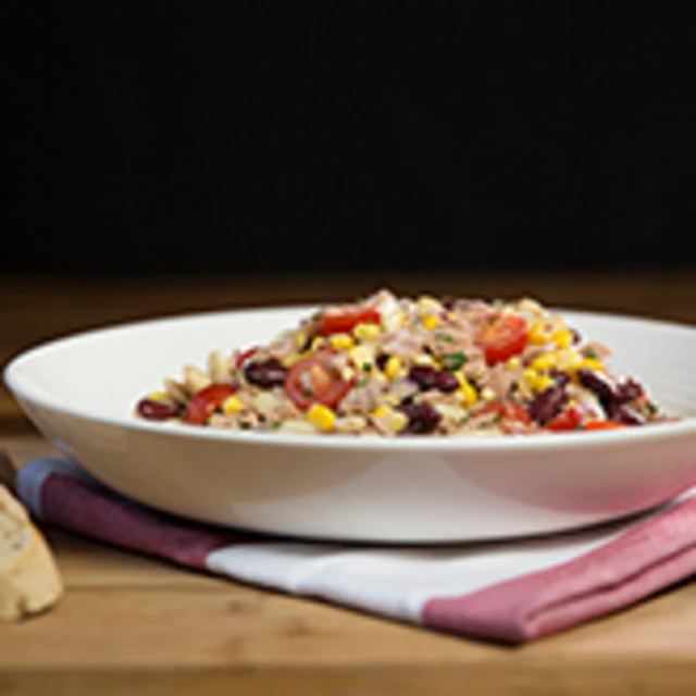 Tuna, Butter Bean and Kidney Bean Salad