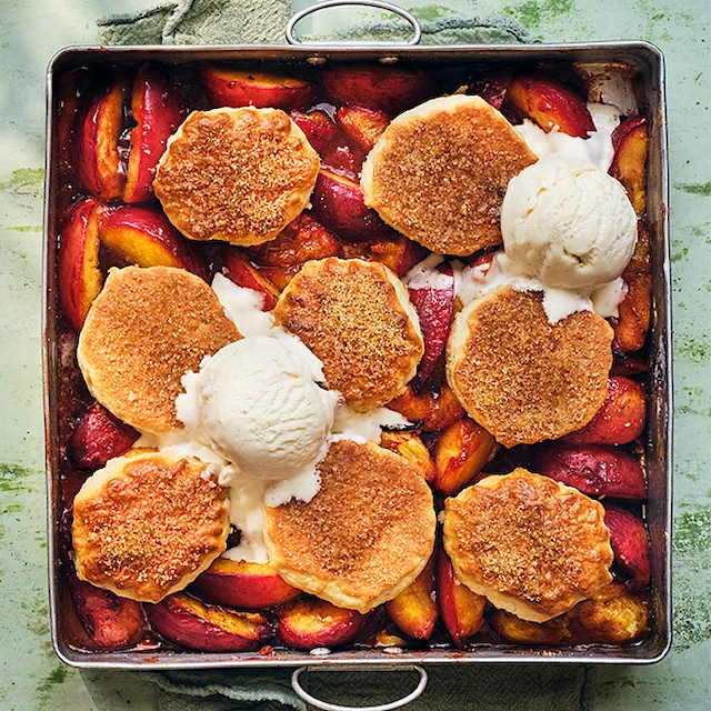 Cheat’s Nectarine Cobbler
