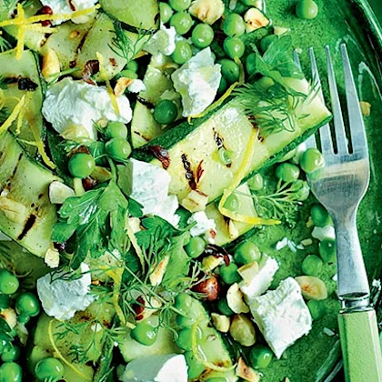 Courgette Salad with Goat's Cheese