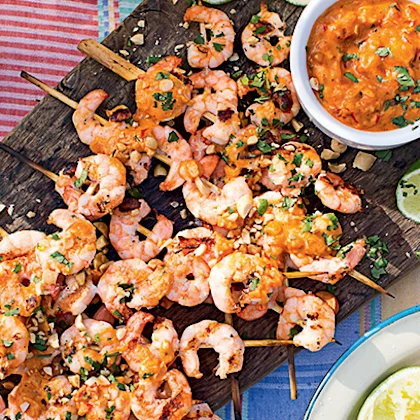 Brazilian-style Prawn Skewers